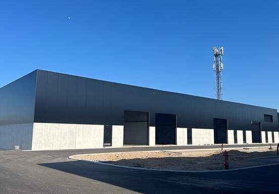 Entrepôt du parc d'activités de Haaltert